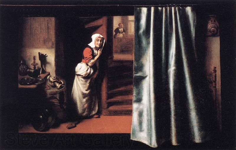 MAES, Nicolaes Portrait of a Woman sg Norge oil painting art